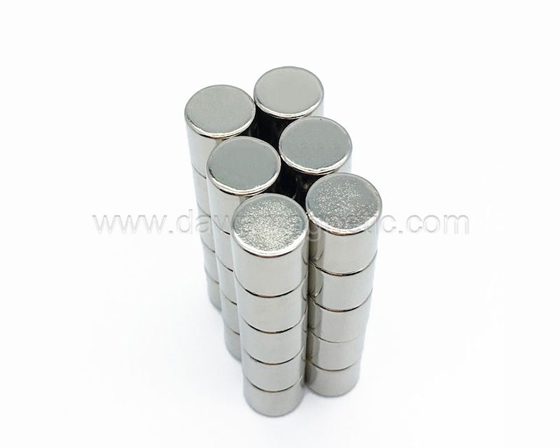 Customized Cylinder High Strength Permanent Neodymium Magnet with Ni 